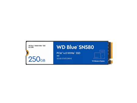 Western Digital M.2 Blue 250GB SN580 NVME SSD Gen4 WDS250G3B0E Fashion