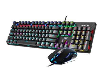 Aula T640 Mechanical Wired Gaming Keyboard And Wired Gaming Mouse Combo Sale