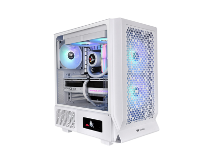 Thermaltake Ceres 330 SNOW TG ARGB Mid Tower ATX Case CA-1Y2-00M6WN-01 (w  2 x CT140 140mm ARGB WHT 1 x CT140 140mm WHT Fan) For Discount