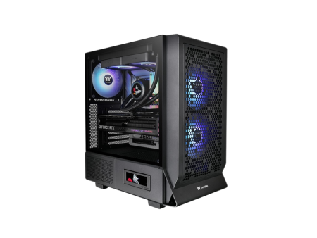 Thermaltake Ceres 330 BLACK TG ARGB Mid Tower ATX Case CA-1Y2-00M1WN-01 (w  2 x CT140 140mm ARGB BLK + 1 x CT140 140mm BLK Fan) Fashion