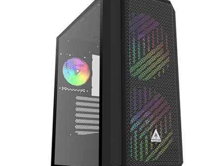 Montech Air X ARGB Mesh TG Black ATX Case 1*120mm, 2*200mm 40905 Fashion