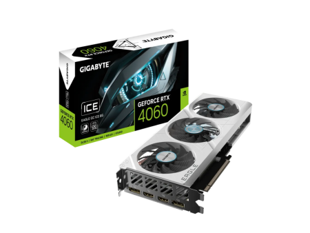 Gigabyte RTX 4060 Eagle OC ICE 8GB Graphics Card GV-N4060EAGLE-OC-ICE-8GD Online Hot Sale