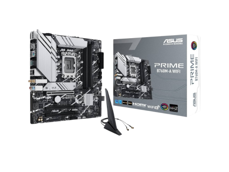 Asus Prime B760M-A WiFi D5 (LGA1700) mATX Motherboard Fashion