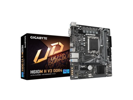 Gigabyte H610M H V3 DDR4 LGA 1700 Intel 12th and 13th Gen Motherboard m.2 vga hdmi For Discount