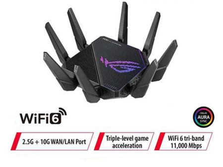 Asus ROG Rapture GT-AX11000 Pro Tri-Band WiFi 6 Gaming Router Sale