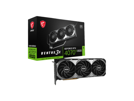 MSI RTX 4070 TI Super Ventus 3X OC 16G Graphics Card 912-V513-627 For Cheap