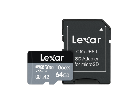 Lexar Professional 1066x SDXC 64GB CLASS10 Micro SD Card w  Adapter LMS1066064G-BNANG Fashion