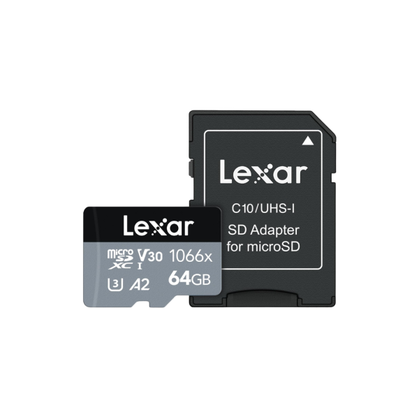 Lexar Professional 1066x SDXC 64GB CLASS10 Micro SD Card w  Adapter LMS1066064G-BNANG Fashion