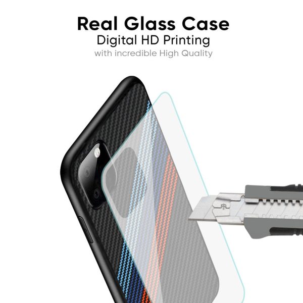 Carbon Inspired Glass Case for Oppo A58 5G For Sale