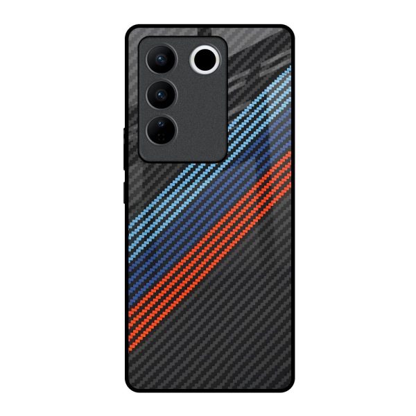 Carbon Inspired Glass Case for Vivo V27 Pro 5G on Sale