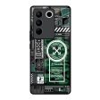 Green Camo Circuit Glass Case for Vivo V27 Pro 5G Hot on Sale