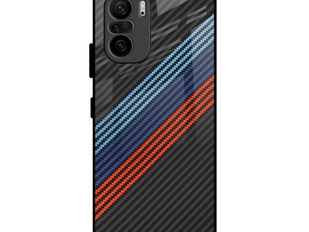 Carbon Inspired Glass Case for Mi 11X on Sale