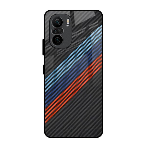 Carbon Inspired Glass Case for Mi 11X on Sale