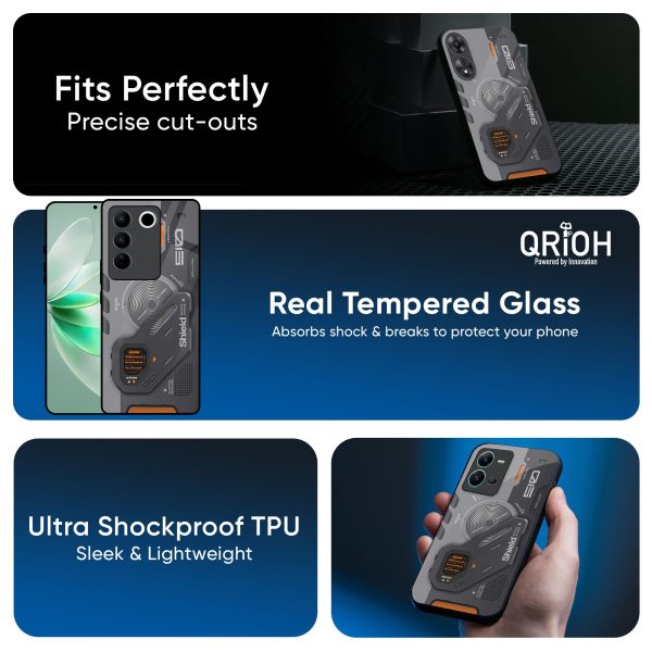 Tech Lifestyle Glass Case for Vivo V27 5G Online