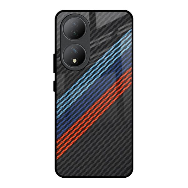 Carbon Inspired Glass Case for Vivo Y100 5G Discount