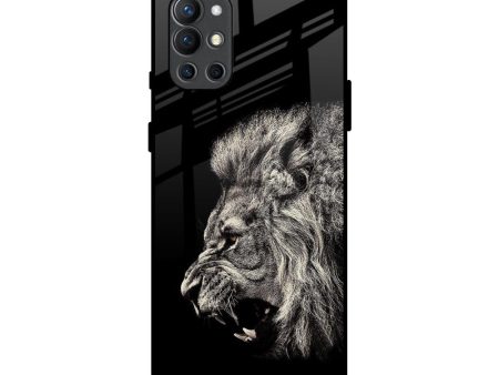 Brave Lion Glass Case for OnePlus 9R Hot on Sale