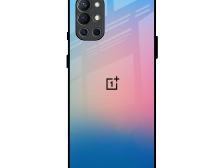 Blue & Pink Ombre Glass case for OnePlus 9R For Cheap