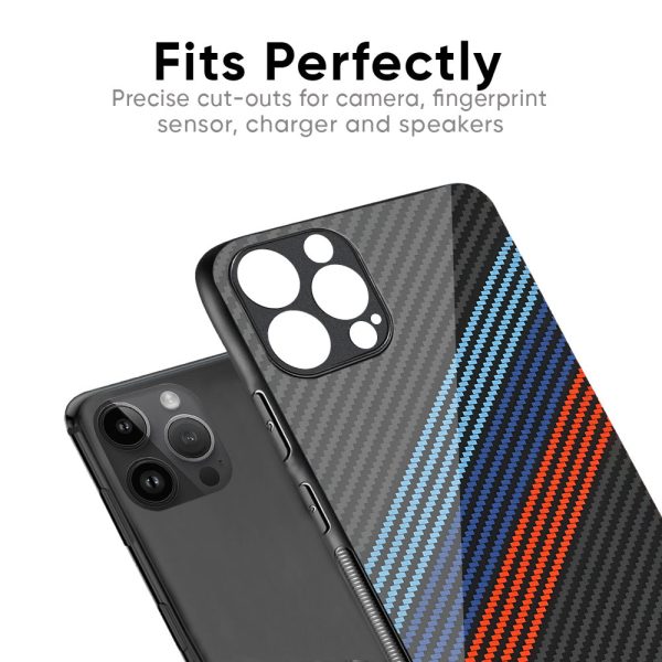 Carbon Inspired Glass Case for iPhone 8 Plus Online Sale