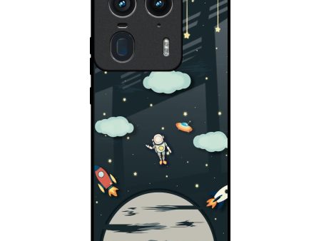 Astronaut Dream Glass Case For Motorola Edge 50 Ultra 5G Discount