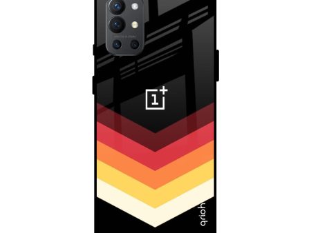 Abstract Arrow Pattern Glass Case For OnePlus 9R Fashion