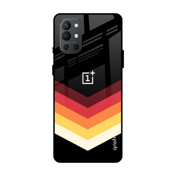 Abstract Arrow Pattern Glass Case For OnePlus 9R Fashion