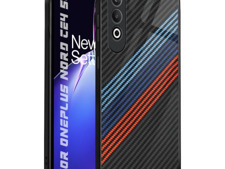 Carbon Inspired Glass Case for OnePlus Nord CE4 5G Online Hot Sale