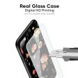 Black Spring Floral Glass Case for OnePlus 9R For Sale