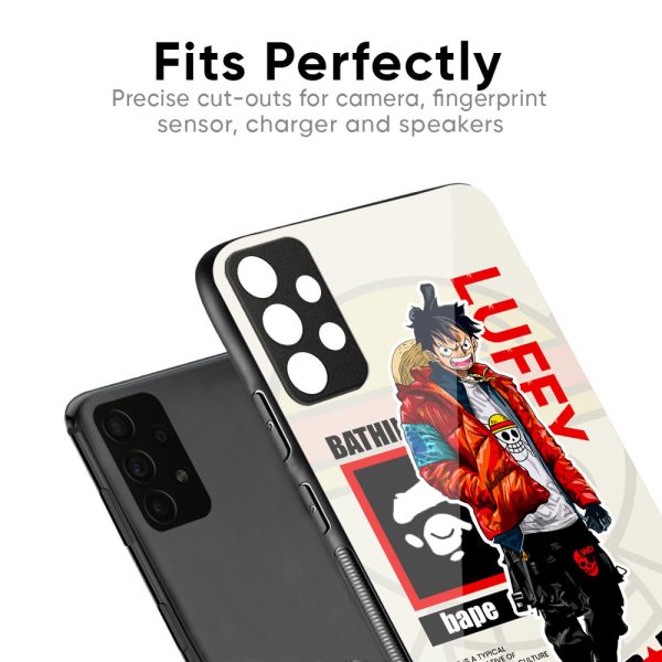 Bape Luffy Glass Case for OnePlus 9R For Sale