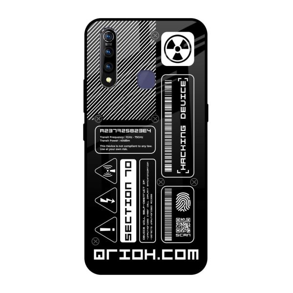 Futuristic Art Glass Case for Vivo Z1 Pro For Discount