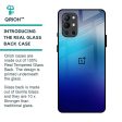 Blue Rhombus Pattern Glass Case for OnePlus 9R Cheap