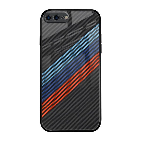 Carbon Inspired Glass Case for iPhone 8 Plus Online Sale