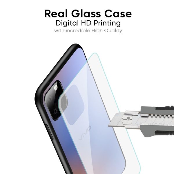 Blue Aura Glass Case for Vivo X60 PRO Online now