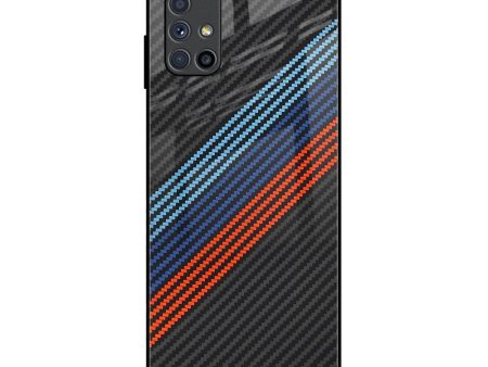 Carbon Inspired Glass Case for Samsung Galaxy M51 For Discount