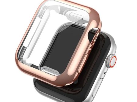 Rose Gold TPU Full Protection Apple Watch Case Discount