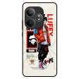 Bape Luffy Glass Case for Realme GT 6 5G Fashion