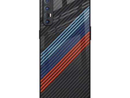 Carbon Inspired Glass Case for Oppo Reno 3 Pro Cheap