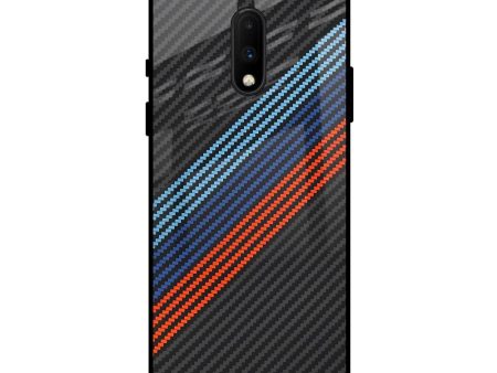 Carbon Inspired Glass Case for OnePlus 7 Cheap