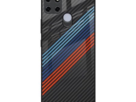 Carbon Inspired Glass Case for Realme C25 Sale