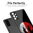 Anime Red Moon Glass Case for OnePlus 9R Fashion