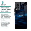 Blue Rough Abstract Glass Case for Vivo X60 PRO on Sale