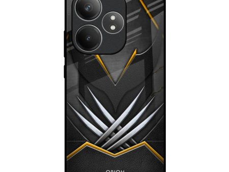 Black Warrior Glass Case for Realme GT 6 5G Fashion