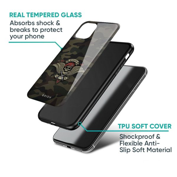 Army Warrior Glass Case for OnePlus 9R on Sale