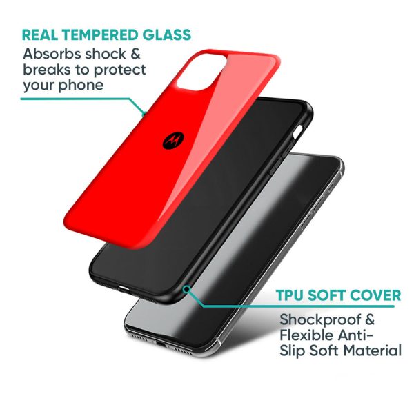 Blood Red Glass Case for Motorola Edge 50 Ultra 5G Online Hot Sale