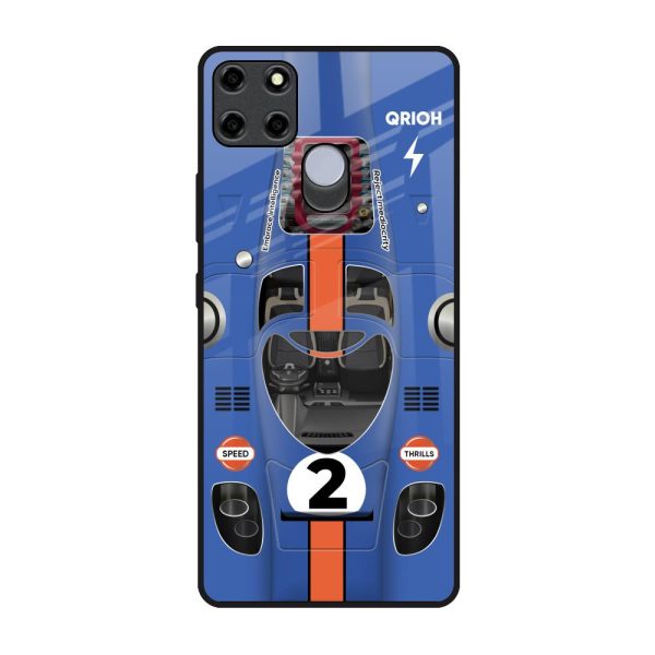 Car Adiction Glass Case for Realme C12 on Sale