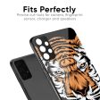 Angry Tiger Glass Case For Realme 12 5G Sale