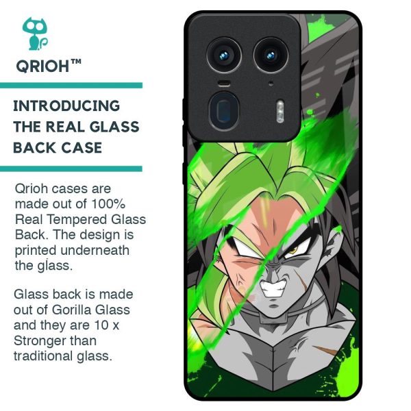 Anime Green Splash Glass Case for Motorola Edge 50 Ultra 5G Online