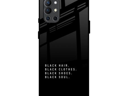 Black Soul Glass Case for OnePlus 9R Online now