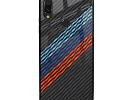 Carbon Inspired Glass Case for Xiaomi Redmi Note 7 Pro Cheap