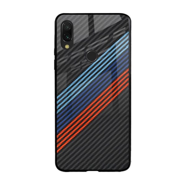 Carbon Inspired Glass Case for Xiaomi Redmi Note 7 Pro Cheap