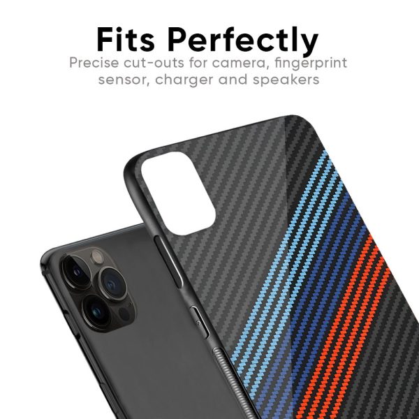 Carbon Inspired Glass Case for iPhone 12 mini Fashion